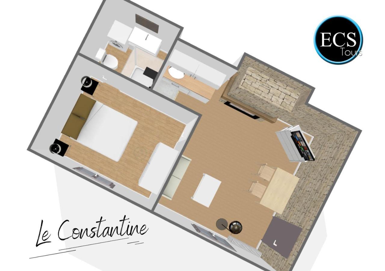 Le Constantine - Quartier Historique - Charme & Ancien Lejlighed Tours Eksteriør billede